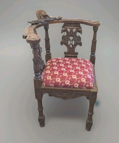 Vintage victorian carved wood - victorian,